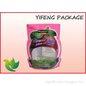 PE Plastic Stand Up Pouch With Zipper For Dry Fruit nuts va